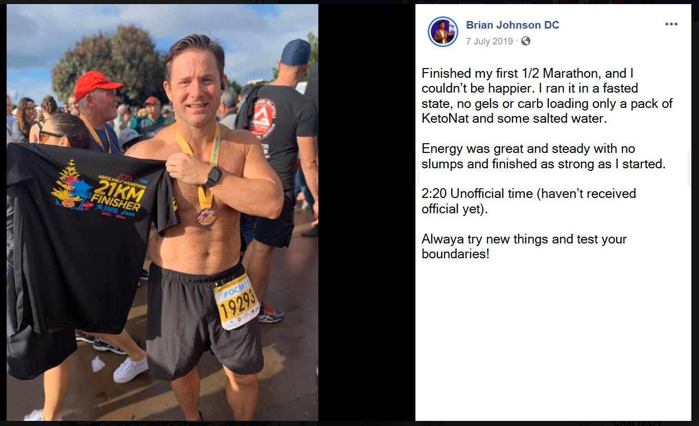 Performance - Running - Fasting - Brian Johnson